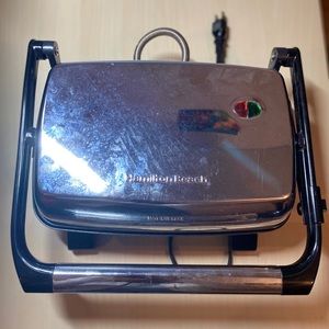HamiltonBeach Panini maker. Price is negotiable.